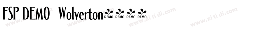 FSP DEMO   Wolverton字体转换